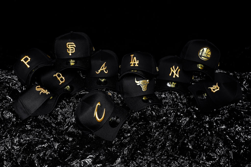 Feel Royal In New Black & Gold Snapbacks | Culture Kings NZ