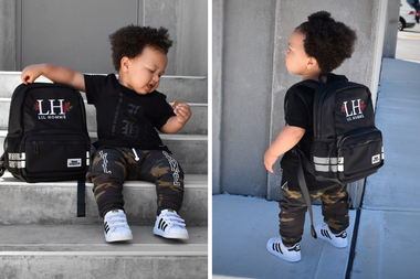 Lil Hommé Onyx and Rosette Backpacks Are Here
