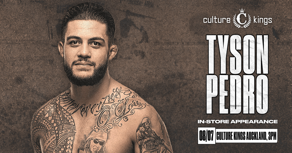 Join Culture Kings Auckland for an Epic In-Store Appearance with Tyson Pedro on July 8th!