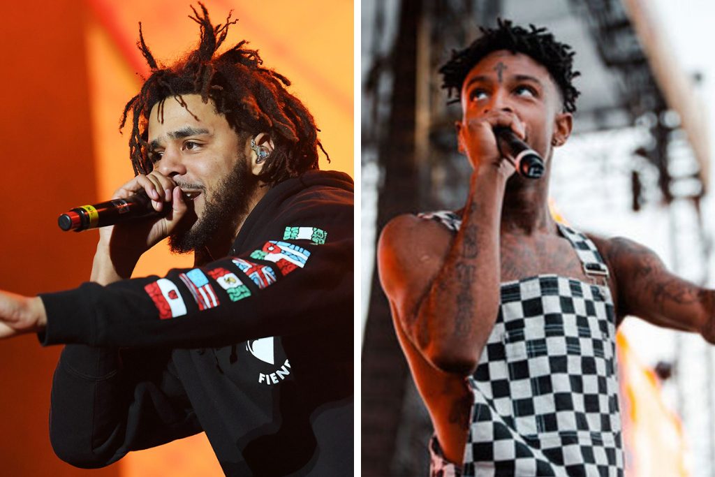 J.Cole's Feature On 21 Savage Album Cut From Physical Copy