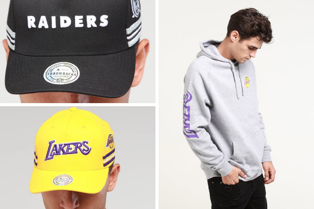 Get On The Just Dropped Mitchell & Ness Wordmark Capsule