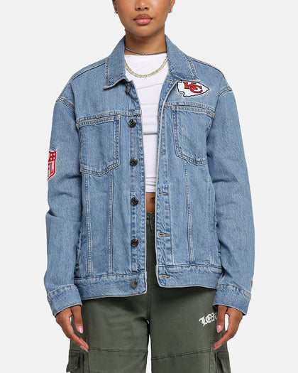 New Era Kansas City Chiefs NFL Denim Jacket Dark Blue