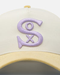 New Era Chicago White Sox 'Easter Corduroy' 9FORTY A-Frame Snapback White/Yellow
