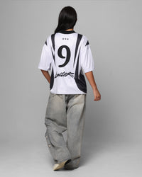 Loiter United Football Jersey White/Black