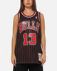 Mitchell & Ness Chicago Bulls Luc Longley 1995 Pinstripe Jersey Black