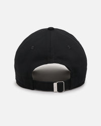 Jordan Unstructured Curved Bill Strapback Hat Black/White