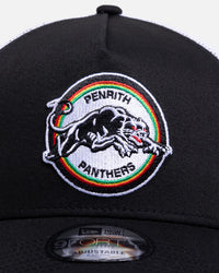 New Era Penrith Panthers 'NRL 26 Retro Trucker' 9FORTY A-Frame Snapback Original Team Colours