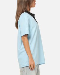 Bleacher Athletic Cronulla-Sutherland Sharks NRL Adult Golf Polo T-Shirt Light Blue