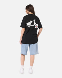 S Double Ultra Glide T-Shirt Washed Black