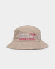 Carre Peace Bucket Hat Stone