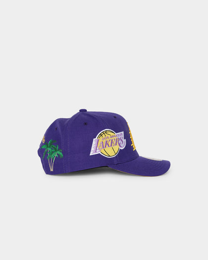Mitchell & Ness Los Angeles Lakers 'Highway' Snapback Purple