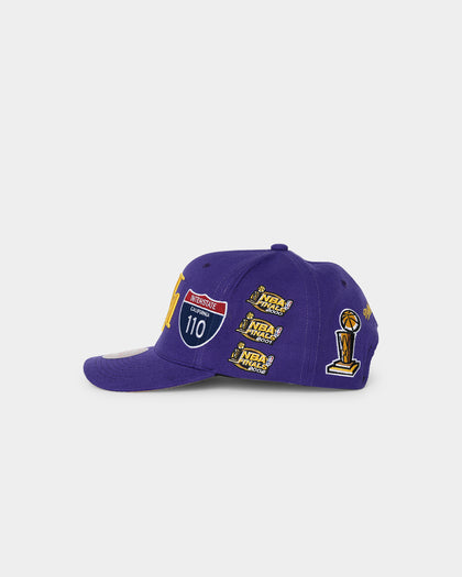 Mitchell & Ness Los Angeles Lakers 'Highway' Snapback Purple