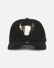 New Era Chicago Bulls 'Metal Badge' 9FORTY K-Frame Snapback Black/Gold Metallic