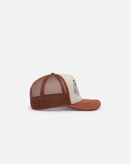 Goat Crew Club Nirvana Trucker Snapback Brown/Tan