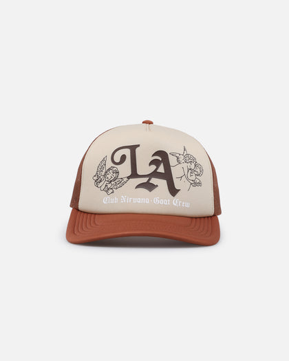 Goat Crew Club Nirvana Trucker Snapback Brown/Tan