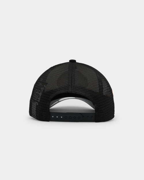 New Era X Nascar 9FORTY A-Frame Trucker Snapback Black/White