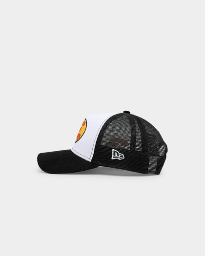 New Era X Nascar 9FORTY A-Frame Trucker Snapback Black/White