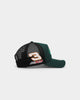 New Era X Nascar 9FORTY A-Frame Trucker Snapback Dark Green
