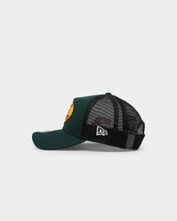 New Era X Nascar 9FORTY A-Frame Trucker Snapback Dark Green