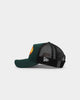 New Era X Nascar 9FORTY A-Frame Trucker Snapback Dark Green