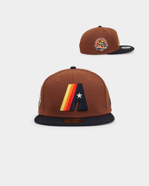 New Era Houston Astros 'Harvest' 59FIFTY Fitted Dark Brown