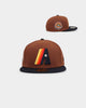 New Era Houston Astros 'Harvest' 59FIFTY Fitted Dark Brown