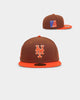 New Era New York Mets 'Harvest' 59FIFTY Fitted Dark Brown