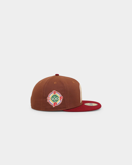 New Era Philadelphia Phillies 'Harvest' 59FIFTY Fitted Dark Brown