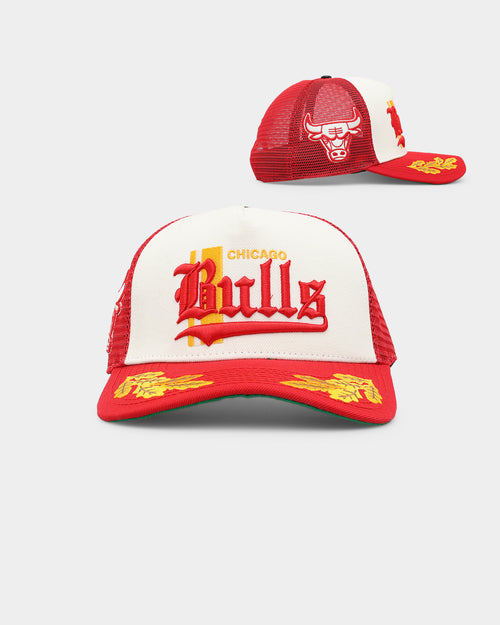 Pro Standard Chicago Bulls Visor Elite Trucker Eggshell/Red