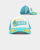 Pro Standard San Antonio Spurs Visor Elite Trucker Eggshell/Teal