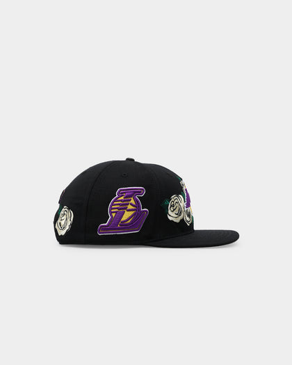 Pro Standard Los Angeles Lakers Roses Snapback Black