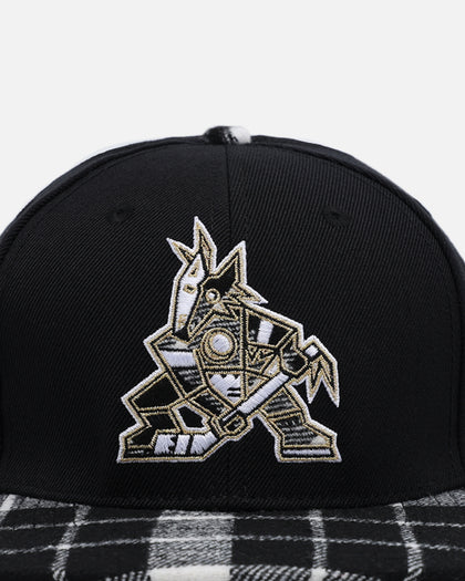 Pro Standard Arizona Coyotes Pro Prep Plaid Snapback Black