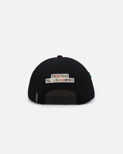 Pro Standard Chicago Blackhawks Pro Prep Plaid Snapback Black