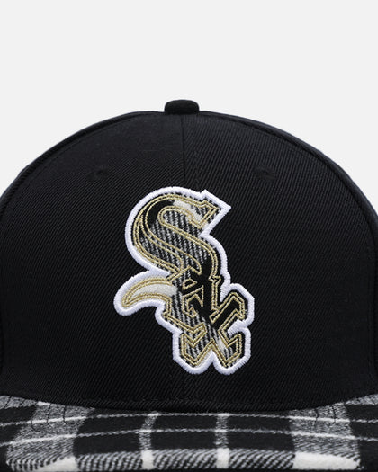 Pro Standard Chicago White Sox Pro Prep Plaid Snapback Black
