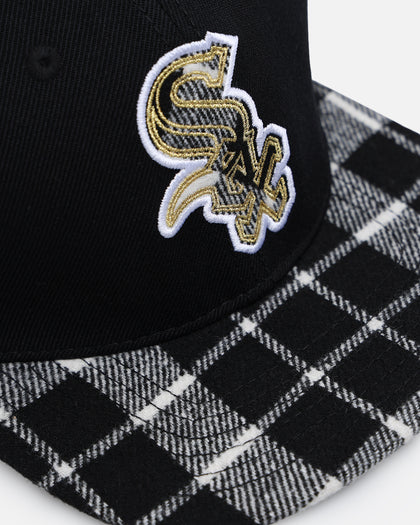 Pro Standard Chicago White Sox Pro Prep Plaid Snapback Black