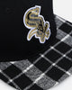 Pro Standard Chicago White Sox Pro Prep Plaid Snapback Black