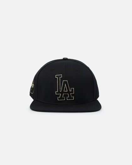 Pro Standard Los Angeles Dodgers Black & Gold Snapback Black