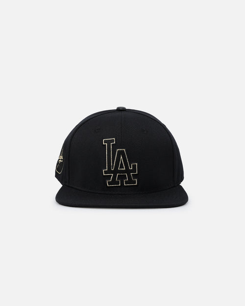 Pro Standard Los Angeles Dodgers Black & Gold Snapback Black