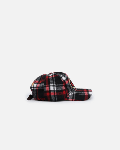 Pro Standard San Francisco 49ers Pro Prep Plaid Strapback Red/Black