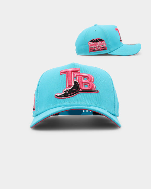 New Era Tampa Bay Rays 'Neon Vice' 9FORTY A-Frame Snapback Neon Blue