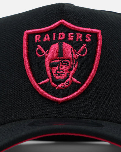New Era Las Vegas Raiders 'Rose Nights' 9FORTY A-Frame Snapback Black