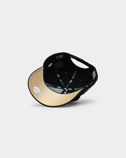 New Era New York Yankees 'Gold Links' 9FORTY A-Frame Snapback Black