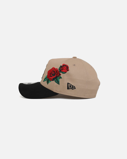 New Era Chicago White Sox 'Tumbleweed Roses' 9FORTY A-Frame Snapback Camel/Black/Stone