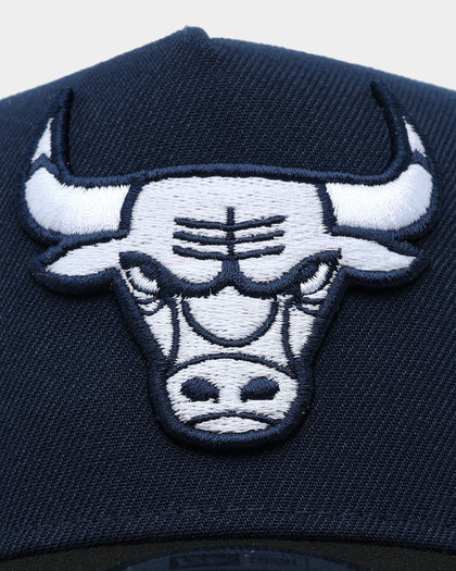 New Era Chicago Bulls 9FORTY A-Frame 2-Tone Snapback Dark Blue