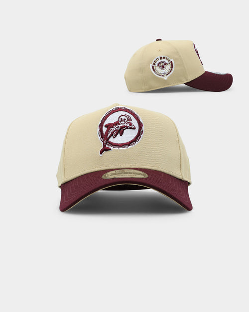 New Era Miami Dolphins 9FORTY A-Frame 2-Tone Snapback Gold