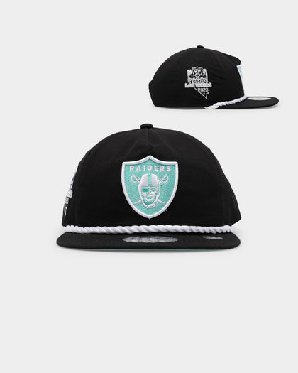 New Era Las Vegas Raiders 'Black Cool Mint Golfer Collection' Golfer Snapback Black/Mint