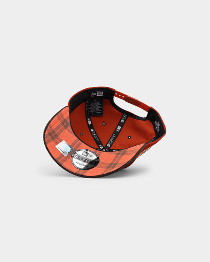 New Era Tennessee Smokies 'Pumpkin Spice Corduroy' 9FORTY A-Frame Snapback Copper/Brown