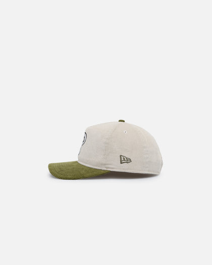 New Era Philadelphia Phillies 'Dusty Olive Corduroy' Golfer Pre-Curved Snapback Green Med