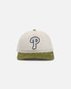 New Era Philadelphia Phillies 'Dusty Olive Corduroy' Golfer Pre-Curved Snapback Green Med