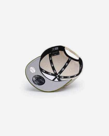 New Era Seattle Mariners 'Dusty Olive Corduroy' Golfer Pre-Curved Snapback Green Med